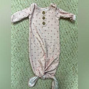 Caden Lane Heart Knotted Onesie